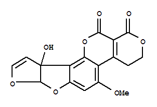 23532-00-5  1H,12H-Furo[3',2':4,5]furo[2,3-h]pyrano[3,4-c][1]benzopyran-1,12-dione,3,4,7a,10a-tetrahydro-10a-hydroxy-5-methoxy- (8CI,9CI)