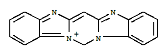 241-51-0  13H-Pyrimido[1,6-a:3,4-a']bisbenzimidazol-12-ium(8CI,9CI)