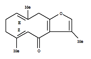 24268-42-6  Cyclodeca[b]furan-4(7H)-one,8,11-dihydro-3,6,10-trimethyl-, (5Z,9E)-