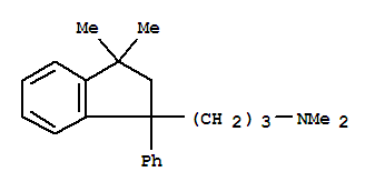 24590-22-5  1H-Indene-1-propanamine,2,3-dihydro-N,N,3,3-tetramethyl-1-phenyl-