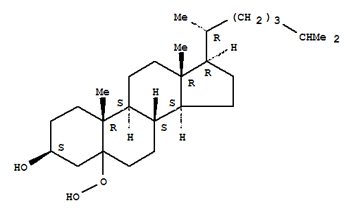 24888-12-8  Cholestan-3-ol,5-hydroperoxy-, (3b)- (9CI)