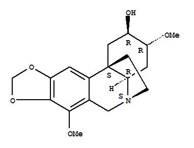 25375-44-4  1H,6H-5,11b-Ethano[1,3]dioxolo[4,5-j]phenanthridin-3-ol,2,3,4,4a-tetrahydro-3,7-dimethoxy-, (2R,3R,4aR,5S,11bS)- (9CI)