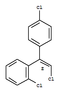 25394-55-2  Benzene,1-chloro-2-[2-chloro-1-(4-chlorophenyl)ethenyl]-, (Z)- (9CI)