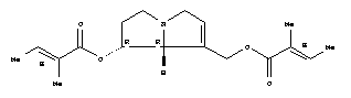 25471-38-9  2-Butenoic acid,2-methyl-,2,3,5,7a-tetrahydro-7-[[(2-methyl-1-oxo-2-butenyl)oxy]methyl]-1H-pyrrolizin-1-ylester, [1R-[1a(E),7(E),7ab]]- (9CI)