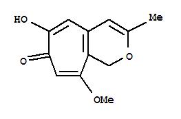 25977-05-3  Cyclohepta[c]pyran-7(1H)-one,6-hydroxy-9-methoxy-3-methyl-