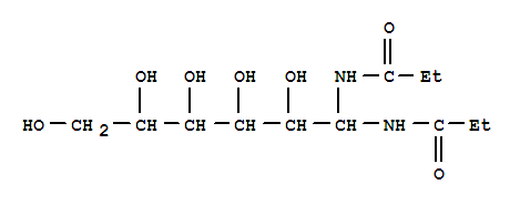 26653-85-0  Glucitol,1-deoxy-1,1-bis[(1-oxopropyl)amino]- (9CI)