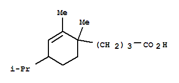 27208-96-4  2-Cyclohexene-1-butanoicacid, 1,2-dimethyl-4-(1-methylethyl)- (9CI)