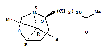 28111-16-2  2-Dodecanone,12-[(1S,2S,5R,8R)-8-methyl-6-oxa-1-azabicyclo[3.2.1]oct-2-yl]-