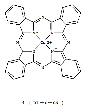 28553-45-9  Copper,[C,C,C,C-tetrakis(thiocyanato)-29H,31H-phthalocyaninato(2-)-kN29,kN30,kN31,kN32]-, hydrogen (1:4)