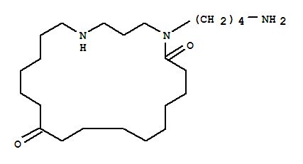 29579-65-5  1,5-Diazacycloheneicosane-6,15-dione,5-(4-aminobutyl)-