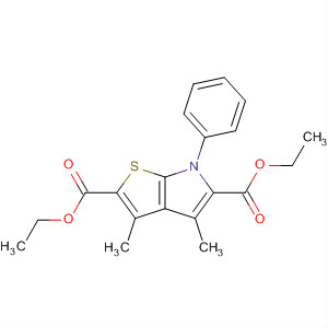 393802-88-5  6H-Thieno[2,3-b]pyrrole-2,5-dicarboxylic acid, 3,4-dimethyl-6-phenyl-,diethyl ester