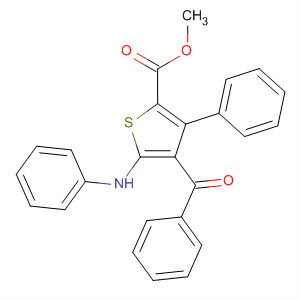 393802-94-3  2-Thiophenecarboxylic acid, 4-benzoyl-3-phenyl-5-(phenylamino)-,methyl ester