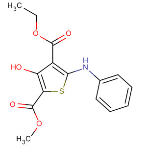 393802-97-6  2,4-Thiophenedicarboxylic acid, 3-hydroxy-5-(phenylamino)-, 4-ethyl2-methyl ester