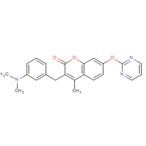 393811-58-0  2H-1-Benzopyran-2-one,3-[[3-(dimethylamino)phenyl]methyl]-4-methyl-7-(2-pyrimidinyloxy)-