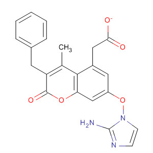 393812-61-8  2H-1-Benzopyran-2-one,7-[(2-amino-1H-imidazol-1-yl)oxy]-4-methyl-3-(phenylmethyl)-,monoacetate