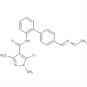 393820-62-7  1H-Pyrazole-4-carboxamide,5-chloro-N-[4'-[(methoxyimino)methyl][1,1'-biphenyl]-2-yl]-1,3-dimethyl-
