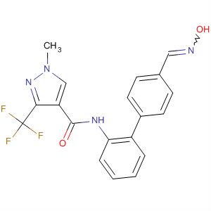 393821-14-2  1H-Pyrazole-4-carboxamide,N-[4'-[(hydroxyimino)methyl][1,1'-biphenyl]-2-yl]-1-methyl-3-(trifluoromethyl)-