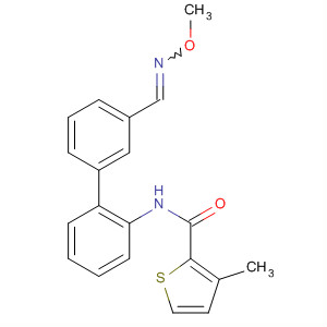 393821-28-8  2-Thiophenecarboxamide,N-[3'-[(methoxyimino)methyl][1,1'-biphenyl]-2-yl]-3-methyl-
