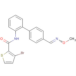 393821-41-5  2-Thiophenecarboxamide,3-bromo-N-[4'-[(methoxyimino)methyl][1,1'-biphenyl]-2-yl]-