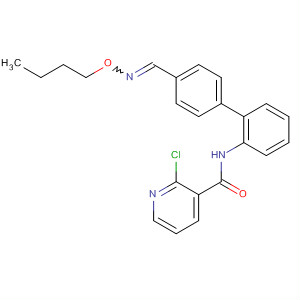 393821-96-0  3-Pyridinecarboxamide,N-[4'-[(butoxyimino)methyl][1,1'-biphenyl]-2-yl]-2-chloro-