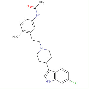 393836-49-2  Acetamide,N-[3-[2-[4-(6-chloro-1H-indol-3-yl)-1-piperidinyl]ethyl]-4-methylphenyl]-
