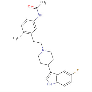 393836-53-8  Acetamide,N-[3-[2-[4-(5-fluoro-1H-indol-3-yl)-1-piperidinyl]ethyl]-4-methylphenyl]-