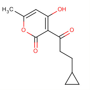 393841-52-6  2H-Pyran-2-one, 3-(3-cyclopropyl-1-oxopropyl)-4-hydroxy-6-methyl-