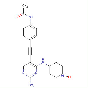 393856-79-6  Acetamide,N-[4-[[2-amino-4-[(trans-4-hydroxycyclohexyl)amino]-5-pyrimidinyl]ethynyl]phenyl]-