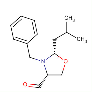 393867-24-8  4-Oxazolidinecarboxaldehyde, 2-(2-methylpropyl)-3-(phenylmethyl)-,(2S,4R)- 393867-24-8  4-Oxazolidinecarboxaldehyde, 2-(2-methylpropyl)-3-(phenylmethyl)-,(2S,4R)-