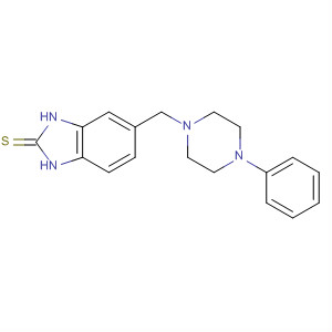 394203-85-1  2H-Benzimidazole-2-thione,1,3-dihydro-5-[(4-phenyl-1-piperazinyl)methyl]-