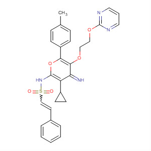 394206-74-7  Ethenesulfonamide,N-[2-cyclopropyl-5-(4-methylphenyl)-6-[2-(2-pyrimidinyloxy)ethoxy]-4-pyrimidinyl]-2-phenyl-