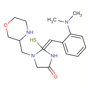 394220-94-1  4-Imidazolidinone,5-[[4-(dimethylamino)phenyl]methylene]-3-(4-morpholinylmethyl)-2-thioxo-, (5Z)-