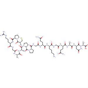 394222-39-0  L-Alanine,L-cysteinyl-L-prolyl-L-arginylglycyl-L-alanyl-L-alanyl-L-prolyl-L-prolylglycyl-L-glutaminyl-L-lysylglycyl-L-glutaminyl-L-alanyl-L-asparaginyl-