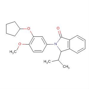 394222-53-8  1H-Isoindol-1-one,2-[3-(cyclopentyloxy)-4-methoxyphenyl]-2,3-dihydro-3-(1-methylethyl)-