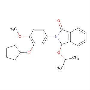 394222-54-9  1H-Isoindol-1-one,2-[3-(cyclopentyloxy)-4-methoxyphenyl]-2,3-dihydro-3-(1-methylethoxy)-