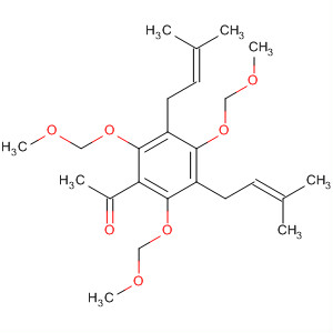 394249-10-6  Ethanone,1-[2,4,6-tris(methoxymethoxy)-3,5-bis(3-methyl-2-butenyl)phenyl]-