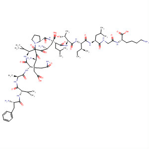 394655-37-9  L-Lysine,L-phenylalanyl-L-valyl-L-alanyl-L-glutaminyl-L-a-glutamyl-L-a-aspartyl-L-valyl-L-prolyl-L-leucyl-L-threonyl-L-isoleucyl-L-leucylglycyl-