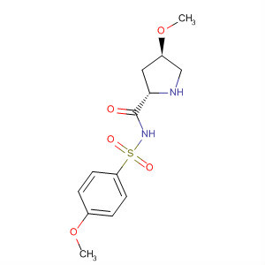 394657-22-8  2-Pyrrolidinecarboxamide, 4-methoxy-N-[(4-methoxyphenyl)sulfonyl]-,(2S,4R)-
