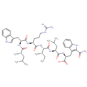 395060-01-2  L-Tryptophanamide, L-leucyl-L-tryptophyl-L-arginyl-L-isoleucyl-L-leucyl-