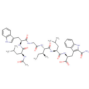 395060-08-9  L-Tryptophanamide,N-acetyl-L-leucyl-L-tryptophylglycyl-L-isoleucyl-L-leucyl-