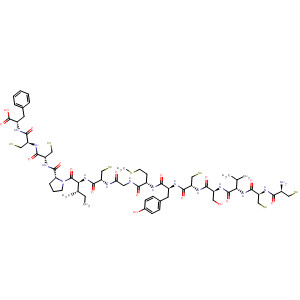 395060-90-9  L-Phenylalanine,L-cysteinyl-L-cysteinyl-L-valyl-L-seryl-L-cysteinyl-L-tyrosyl-L-methionylglycyl-L-cysteinyl-L-isoleucyl-L-prolyl-L-cysteinyl-L-cysteinyl-