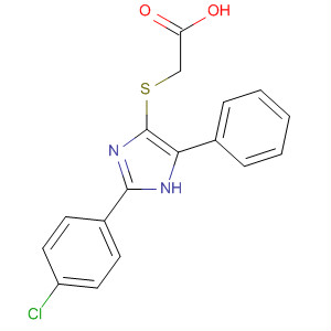 395063-94-2  Acetic acid, [[2-(4-chlorophenyl)-5-phenyl-1H-imidazol-4-yl]thio]-
