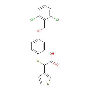 395067-27-3  3-Thiopheneacetic acid,a-[[4-[(2,6-dichlorophenyl)methoxy]phenyl]thio]-