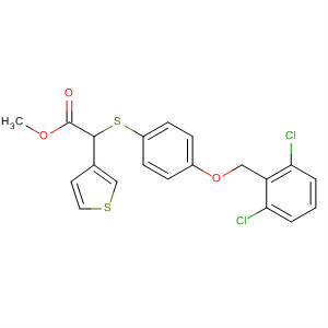 395067-37-5  3-Thiopheneacetic acid,a-[[4-[(2,6-dichlorophenyl)methoxy]phenyl]thio]-, methyl ester