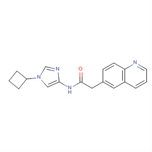 395074-48-3  6-Quinolineacetamide, N-(1-cyclobutyl-1H-imidazol-4-yl)-