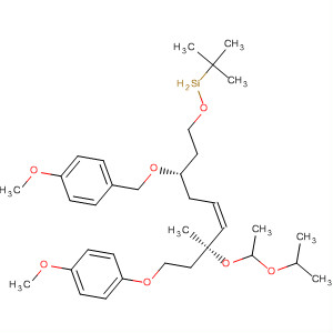 395091-50-6  2,4,12-Trioxa-13-silapentadec-6-ene,5-[2-(4-methoxyphenoxy)ethyl]-9-[(4-methoxyphenyl)methoxy]-5,11,13,13,14,14-hexamethyl-, (5S,6Z,9S,11R)-