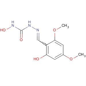 395639-29-9  Hydrazinecarboxamide,N-hydroxy-2-[(2-hydroxy-4,6-dimethoxyphenyl)methylene]-