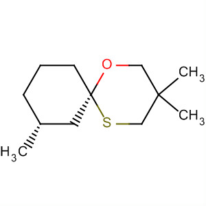 395644-24-3  1-Oxa-5-thiaspiro[5.5]undecane, 3,3,8-trimethyl-, (6R,8R)-