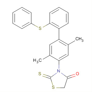 395657-81-5  4-Thiazolidinone,3-[2,5-dimethyl-2'-(phenylthio)[1,1'-biphenyl]-4-yl]-2-thioxo-