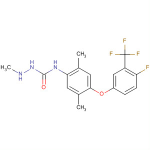 395658-81-8  Hydrazinecarboxamide,N-[4-[4-fluoro-3-(trifluoromethyl)phenoxy]-2,5-dimethylphenyl]-2-methyl-